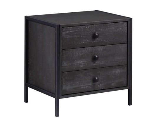Zahra Nightstand with 3 Drawers