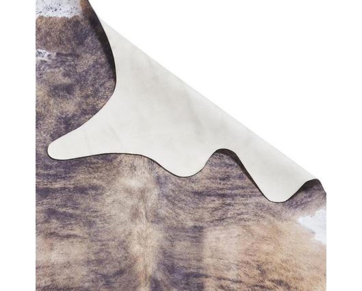 Faux Cow Print Brown/White - 130 x 155