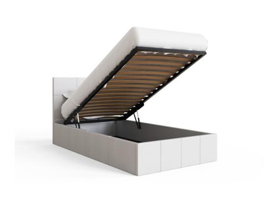 end lift ottoman 90cm white