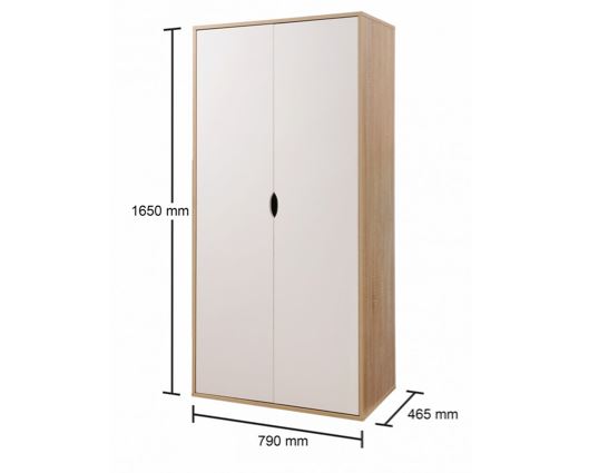2 Door wardrobe