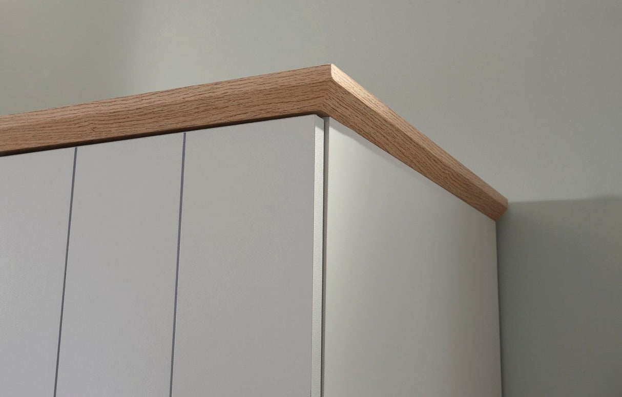 kendal 3 door 3 drawer wardrobe grey