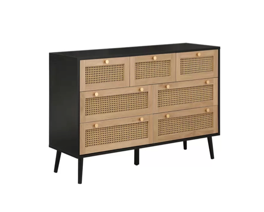 Croxley 7 Drawer Rattan Chest