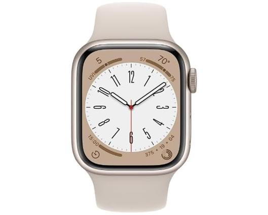 Refurbished Apple Watch Series 8 Aluminium 41mm - Starlight