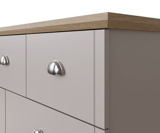 Kendal 4+3 Drawer Chest Grey