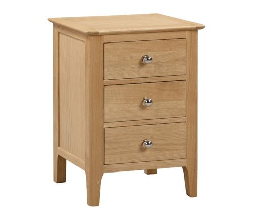 COTSWOLD 3 DRAWER BEDSIDE