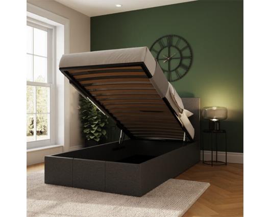 end lift ottoman 90cm grey