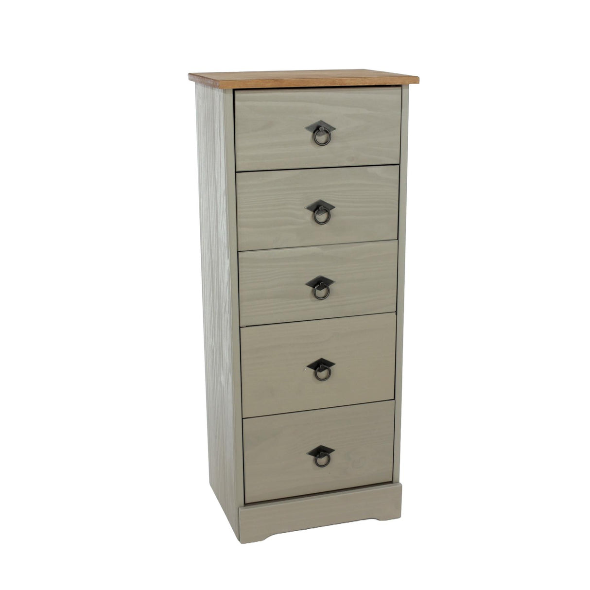 Corona Classic 5 drawer narrow chest of drawers