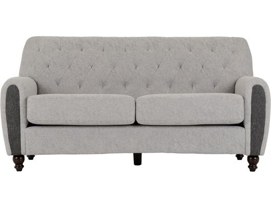 Chester 3+2 Suite - Light Grey Fabric