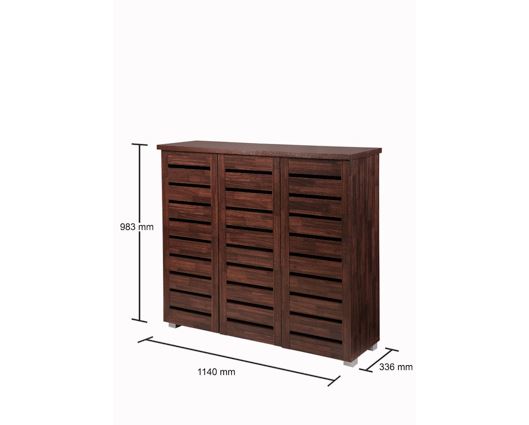 3 Door Shoe Cabinet