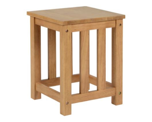 Richmond Foldaway Dining Set (4 Stools) - Oak Varnish