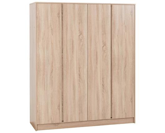 MALVERN 4 DOOR WARDROBE - SONOMA OAK EFFECT
