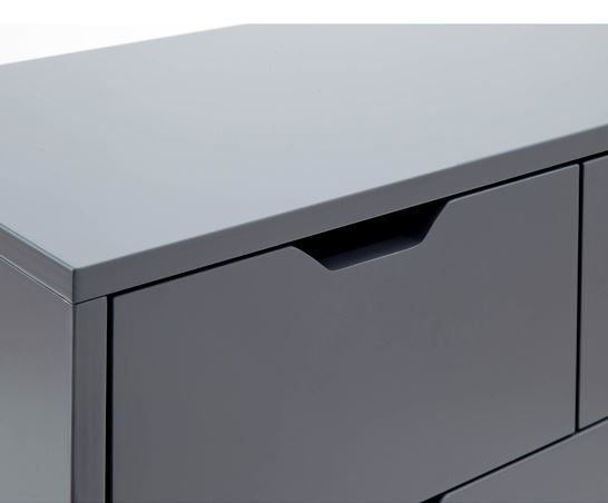 Nyborg 2+2 Drawer Chest Dark Grey