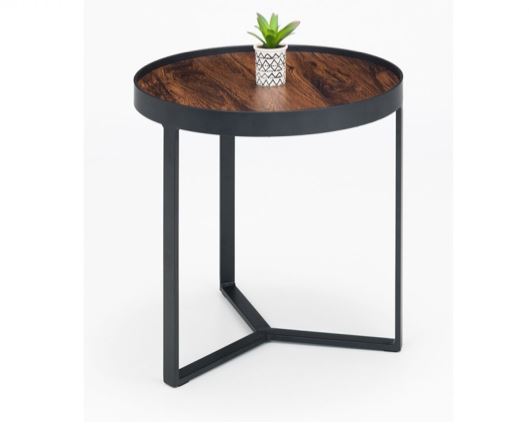 LOFT LAMP TABLE - WALNUT