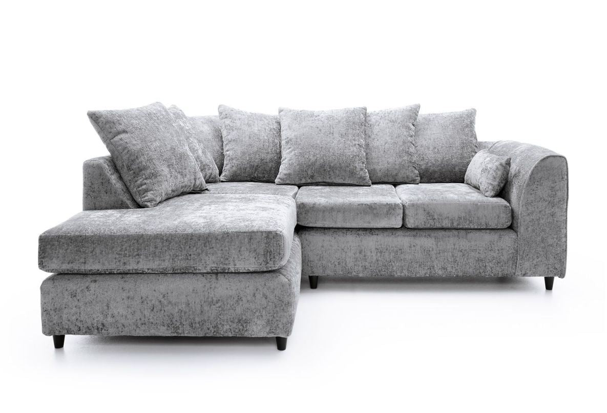 Harriet Left Corner Sofa- Light Grey