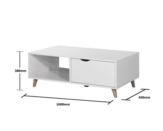 Coffee Table with 2 Drawers