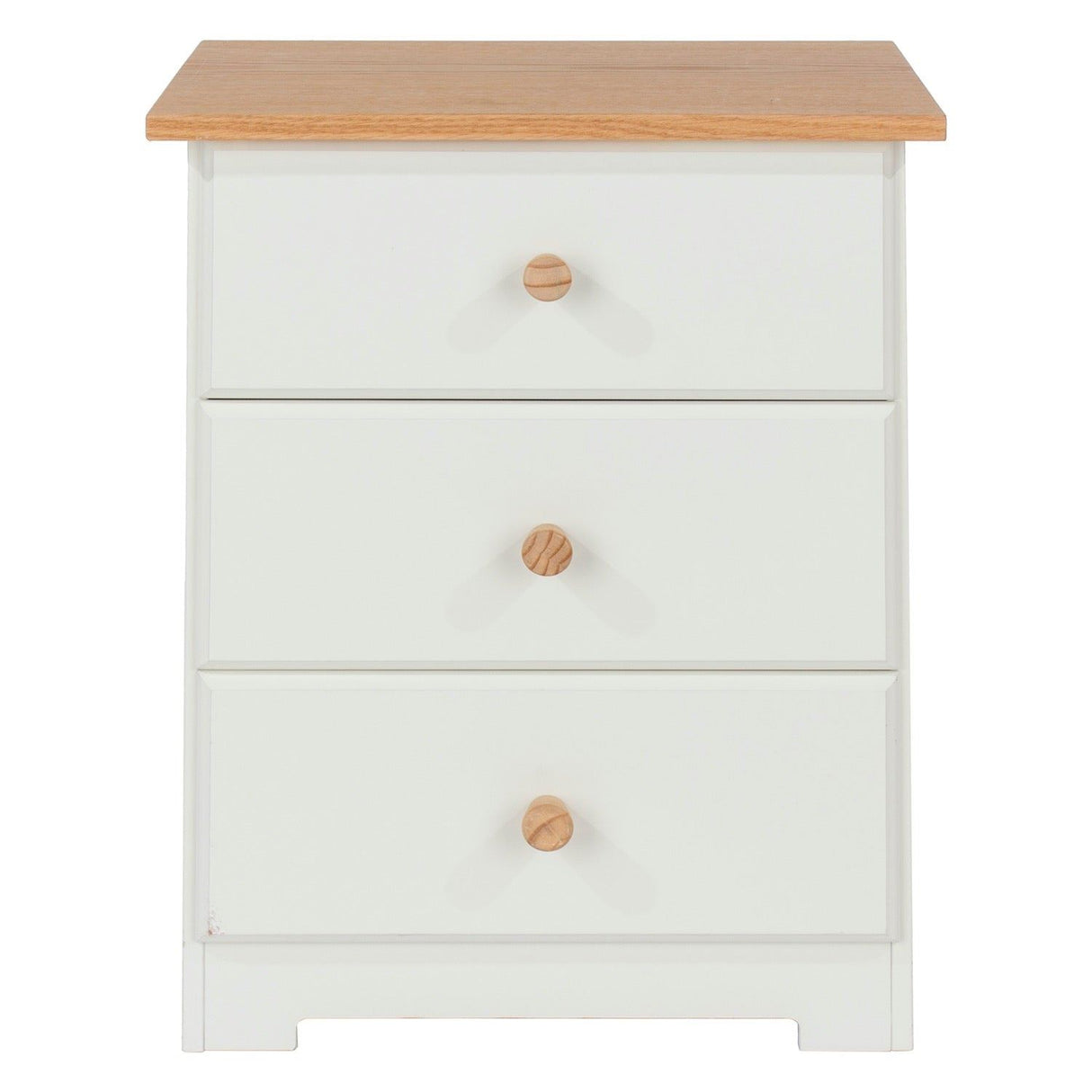 Colorado 3 Drawer Bedside Cabinet