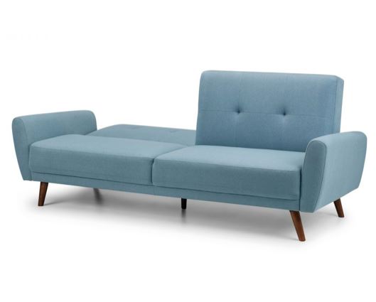 MONZA FABRIC SOFA BED - BLUE