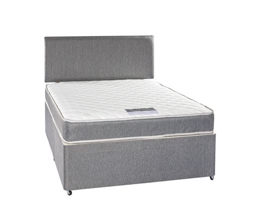 5ft Sandringham Divan and Mattress Set + Headboard- King