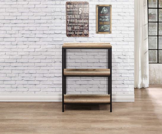 Urban 3 Tier Bookcase Rustic