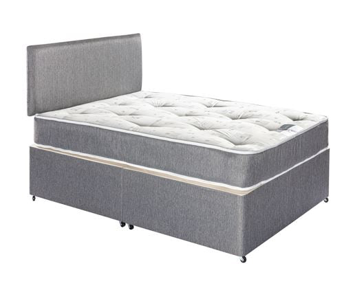 4'6ft Balmoral Divan and Mattress Set + Headboard- Double