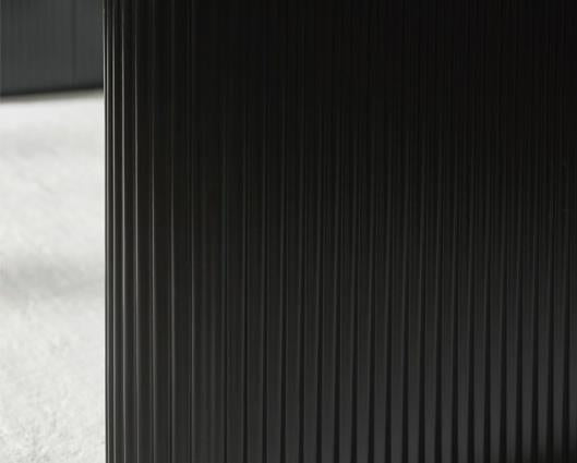 Bolivia Oval Dining Table White & Black