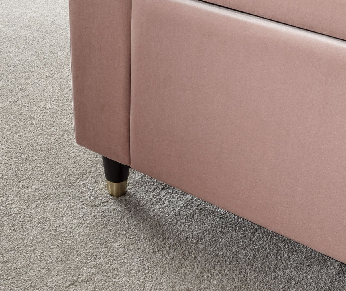 Genoa window seat blush pink fabric