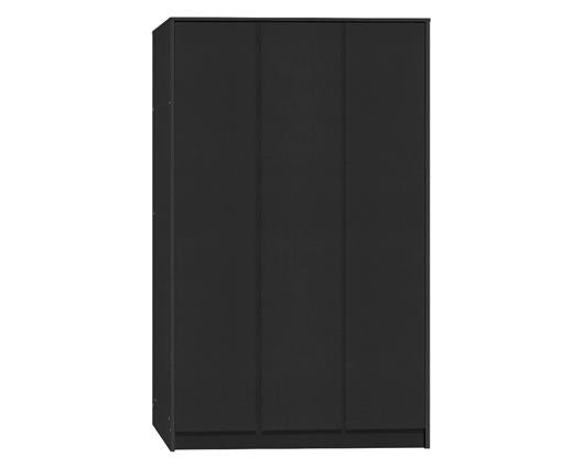 MALVERN 3 DOOR WARDROBE BEDROOM SET - BLACK