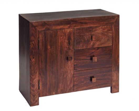 TOKO DARK MANGO 3 DRAWER SIDEBOARD