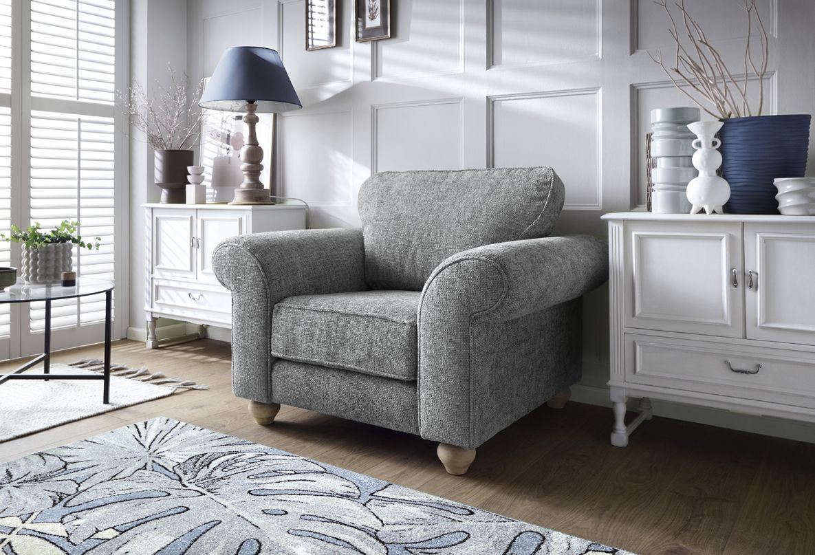 Ingrid Armchair - Steel Grey