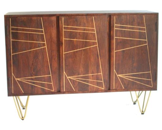 Dark Gold Large Sideboard