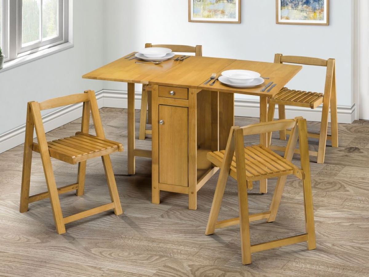 SAVOY DINING SET - LIGHT OAK