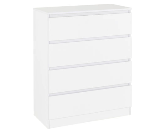 Malvern 4 Drawer Chest - White