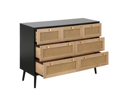 Croxley 7 Drawer Rattan Chest