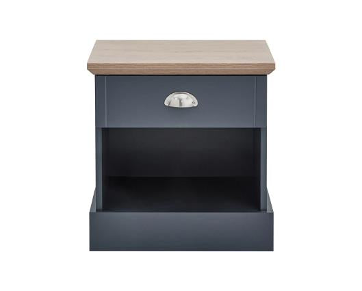 Kendal 1 Drawer Bedside Slate Blue