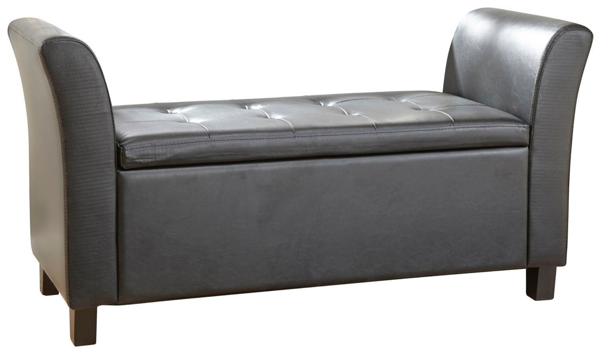 Verona window seat black PU