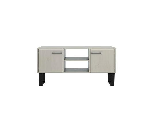 Texas 2 Door Flat Screen TV Unit-Grey