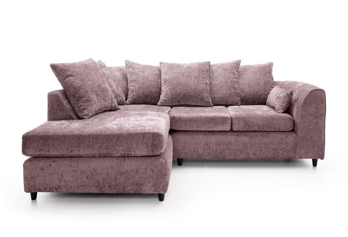 Harriet Left Corner Sofa - Pink