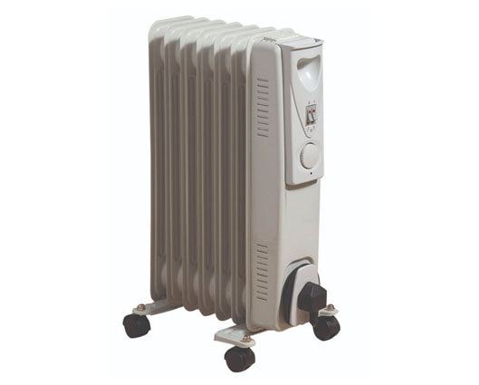 Daewoo 1500W White 7 Fin Oil Filled Radiator