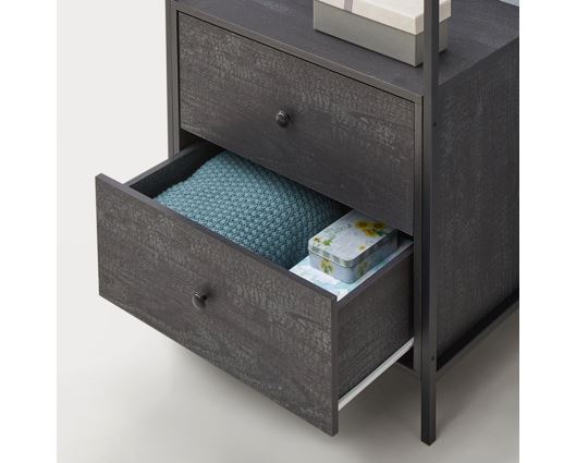 Zahra Open Wardrobe with 2 Drawers