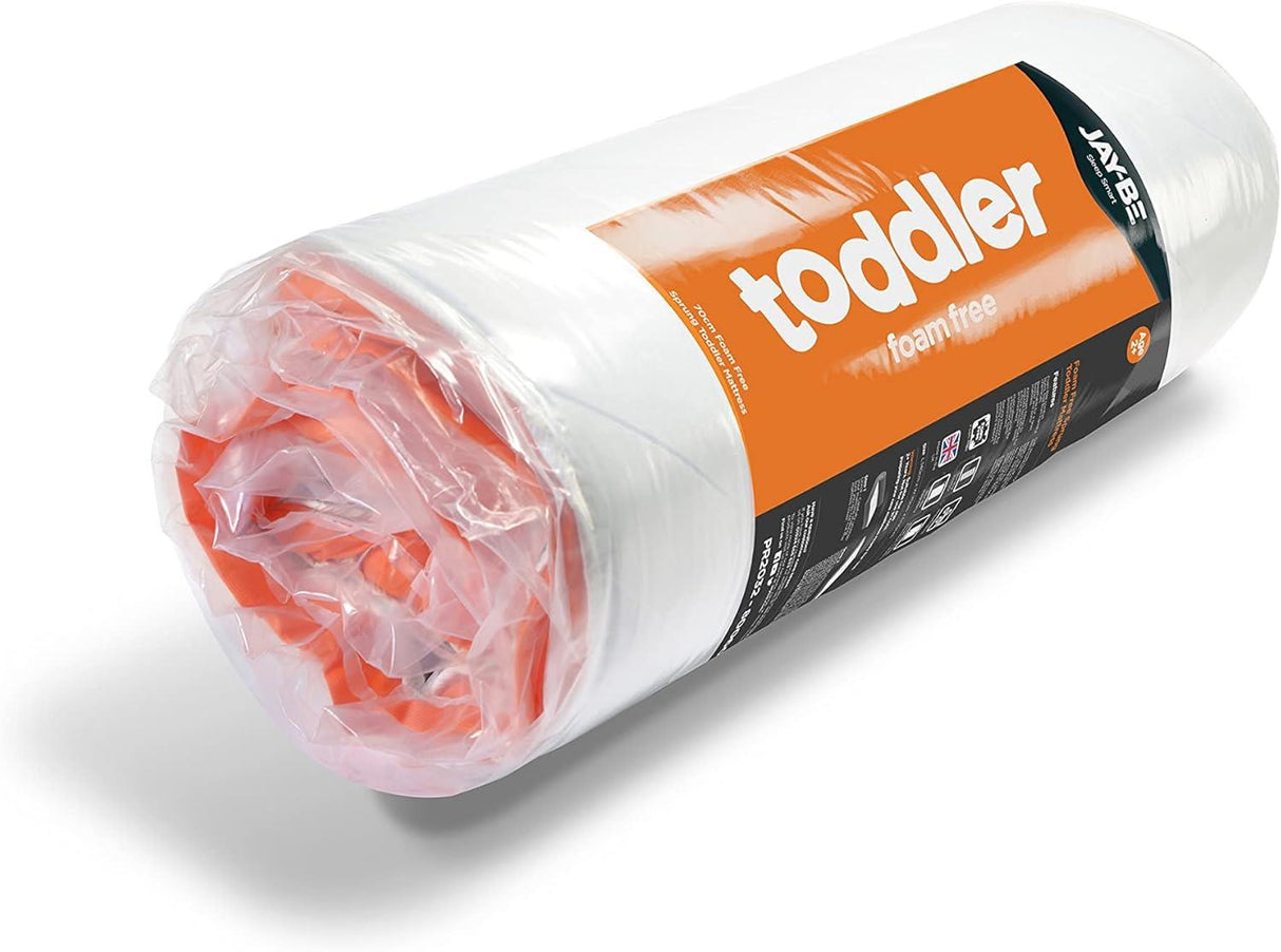 Jay-Be Toddler Foam Free Sprung Mattress - Suitable for 2+ years of age