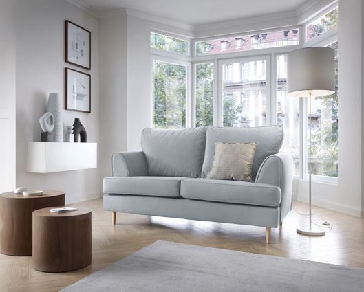 Harper 2 Seater - light Grey