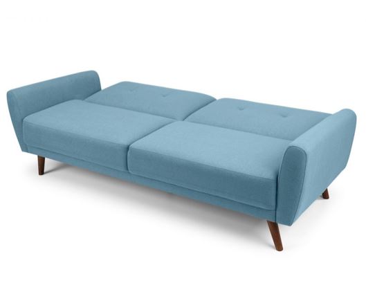 MONZA FABRIC SOFA BED - BLUE