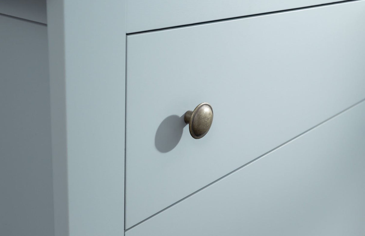 Deluxe two tier shoe cabinet grey