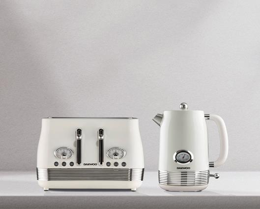 DAEWOO DENVER 1.5L KETTLE BUTTERMILK