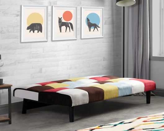 AURORA RAINBOW PATCHED SOFA BED