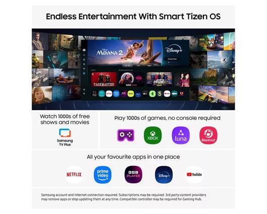 SAMSUNG UE43U8000F 43" Crystal UHD 4K HDR Smart TV 2025