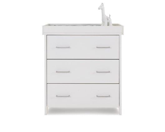 Nika Mini 2 Piece Room Set & Underdrawer - White Wash