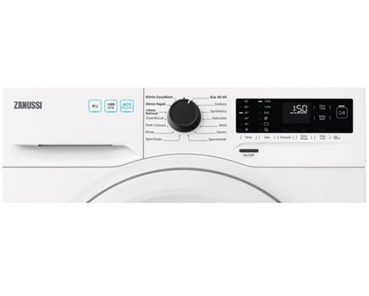 Zanussi ZWF842C3PW 8kg 1400RPM Washing machine White