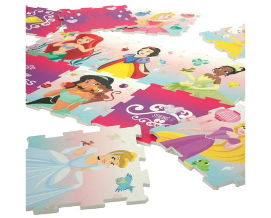 Disney Princess 12 Piece EVA Play Mat