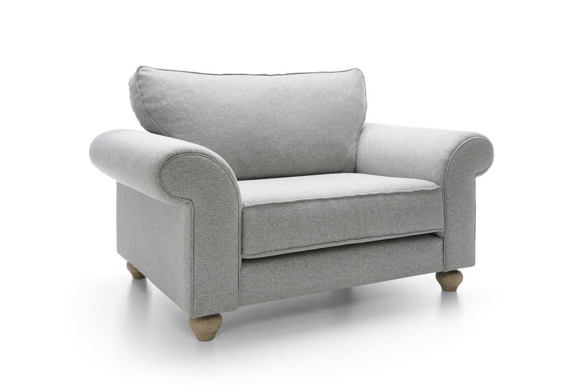 Ingrid Love Seat - Light Grey